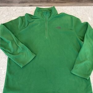 The North Face Vibrant Green Quarter-Zip Fleece
